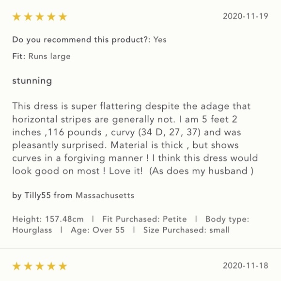 Anthropologie NWT Anne Ribbed MIDI Dress Size XSP. - Picture 12 of 16